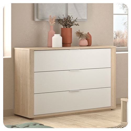 Commode 3 tiroirs Manae