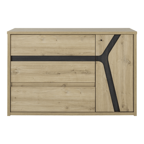 Commode 3 tiroirs 1 porte ALANA – Image 2