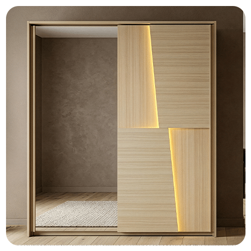 Armoire 2 portes coulissantes