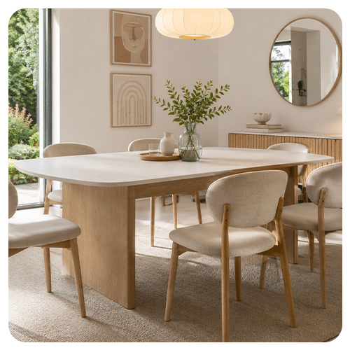 Table extensible Rectangulaire