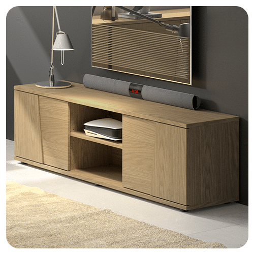 Meuble TV 2 portes SOLENA