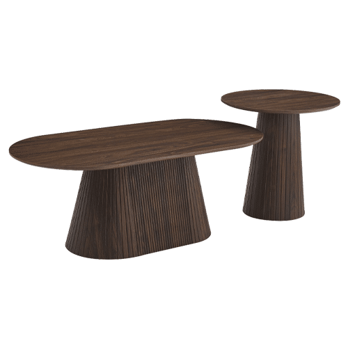 Ensembles tables basses ronde et rectangle – Image 2