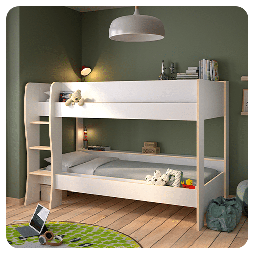 Lit superposés ROOMY 90 x 200 cm sans module coulissant